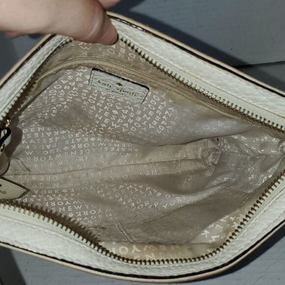 Kate Spade Southport Ave Shoulder Bag Cora Crossbody Blue White Stripe WOMAN'S - Picture 8 of 16